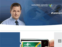 Tablet Screenshot of leonardoquintao.com.br